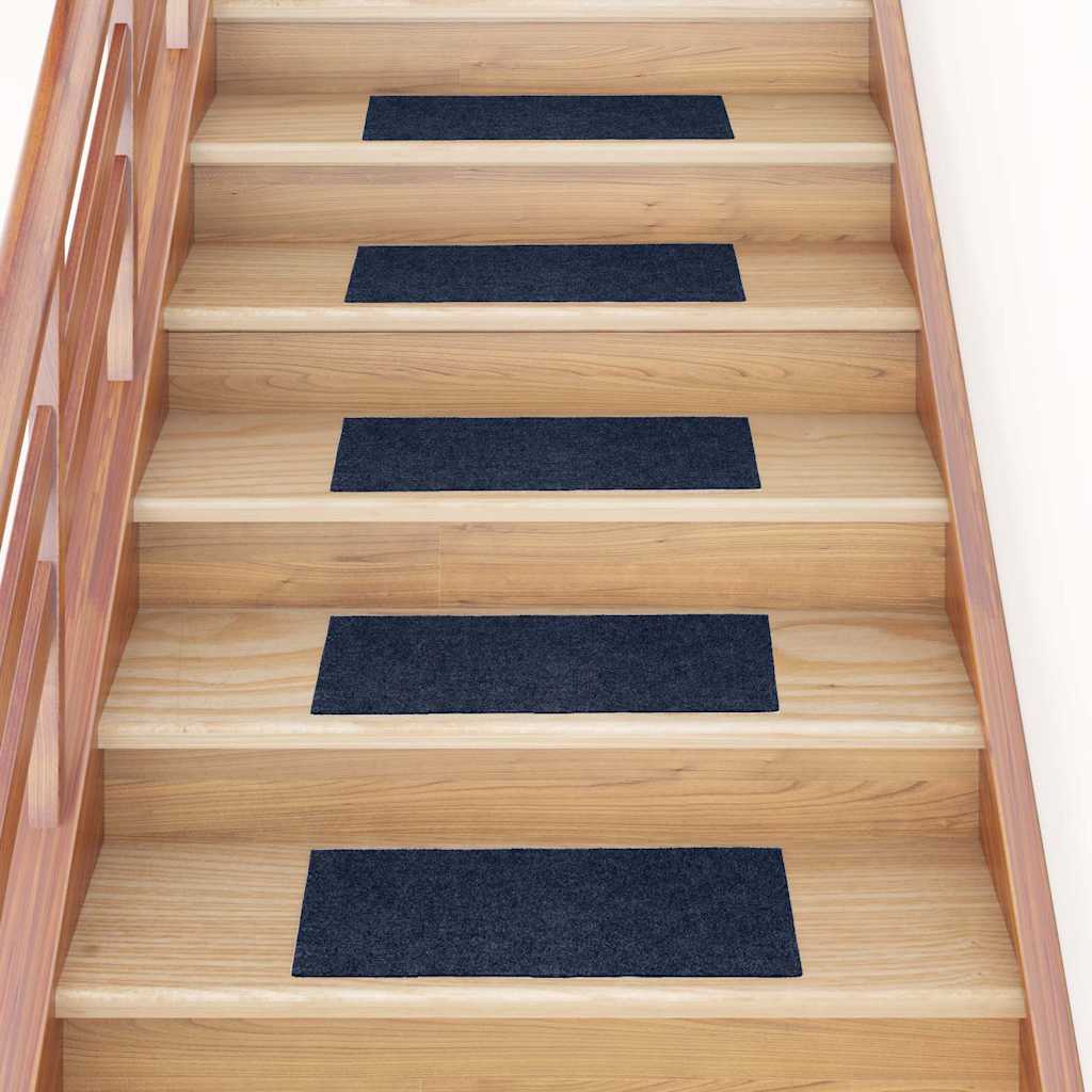 JUNG Vida Stufenmatten Selbstklebend 15 Stk. 60x25 cm Marineblau Rechteckig