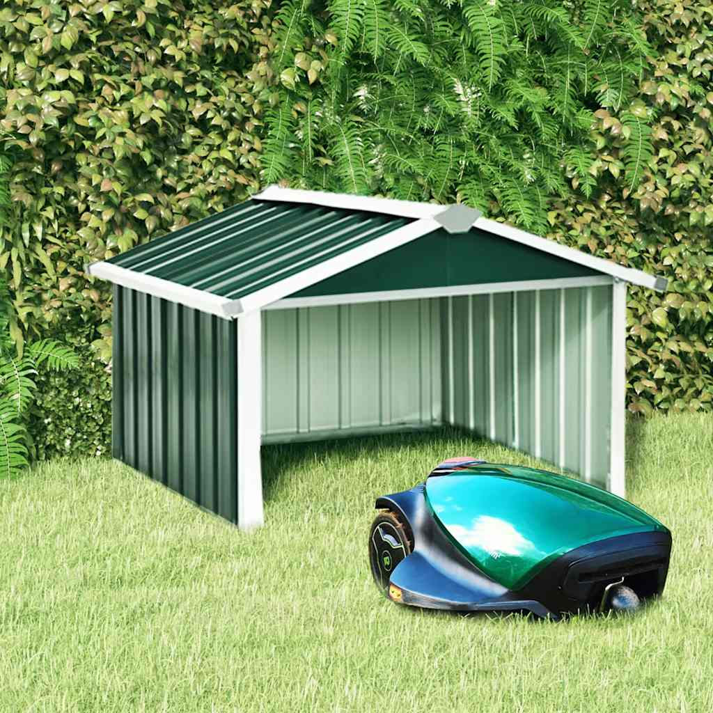 JUNG Vida Rasenmäher Garage 92x97x63 cm Verzinkter Stahl Grün
