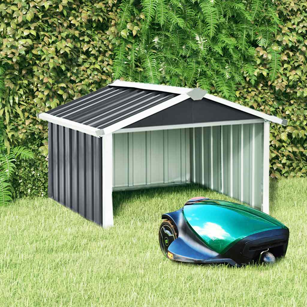 JUNG Vida Rasenmäher Garage 92x97x63 cm Verzinkter Stahl Anthrazit