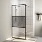 JUNG Vida Duschwand für Begehbare Dusche mit Klarem ESG Glas 100x195 cm