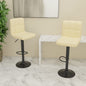 JUNG Vida Barhocker 2 Stk. Creme Stoff