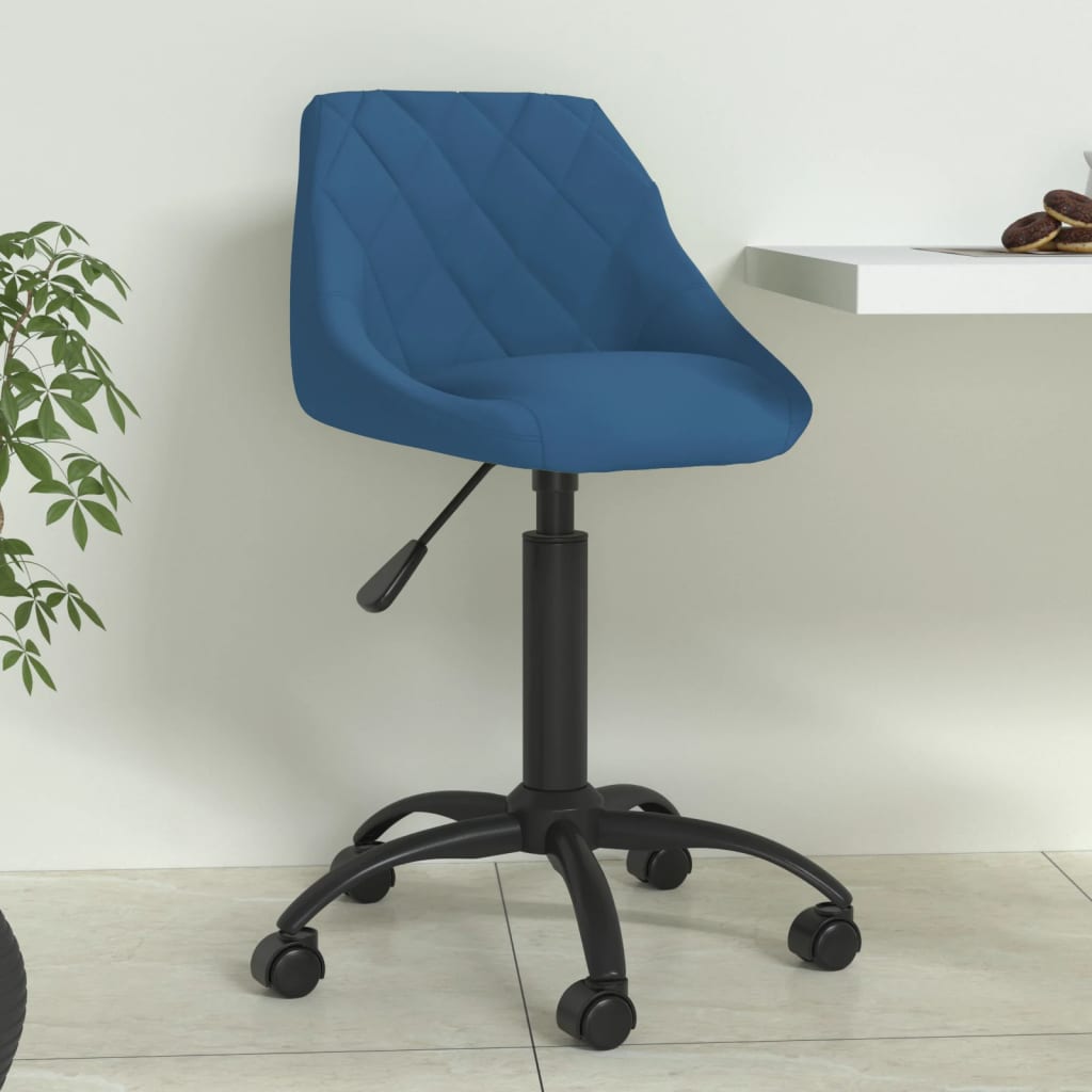 JUNG Vida Esszimmerstuhl Blau Samt