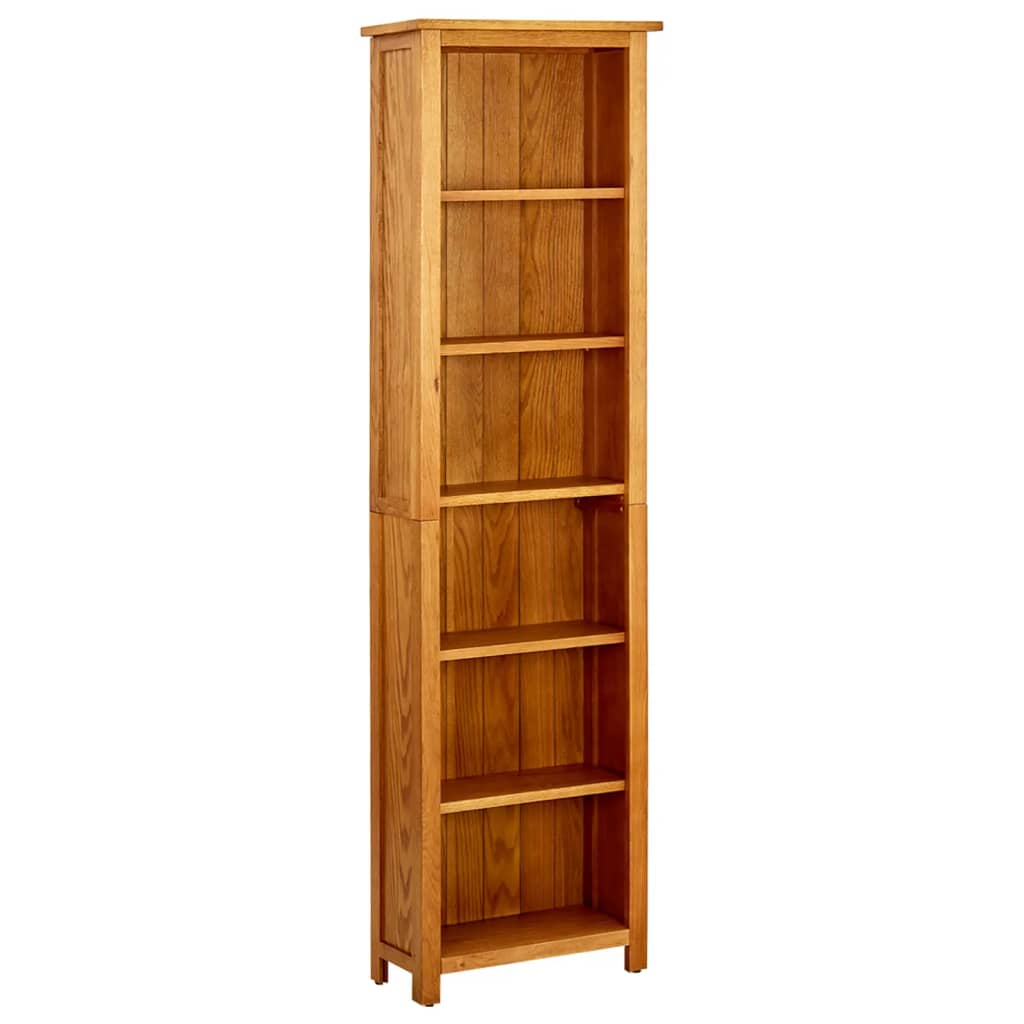 JUNG Vida Bücherregal 6 Fächer 52x22x180 cm Massivholz Eiche