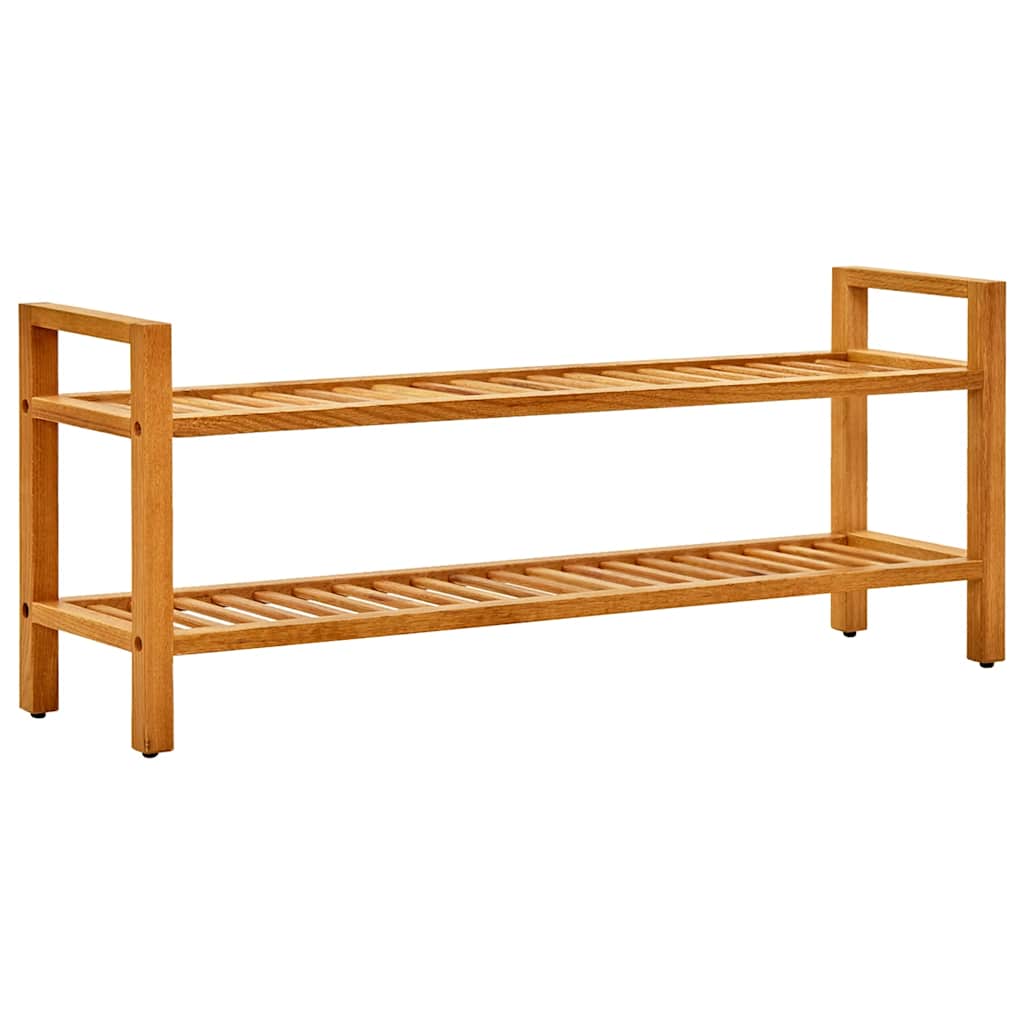 JUNG Vida Schuhregal mit 2 Etagen 100x27x40 cm Massivholz Eiche