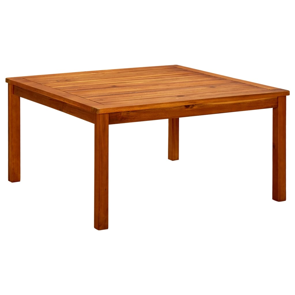 JUNG Vida Garten-Couchtisch 85x85x45 cm Massivholz Akazie