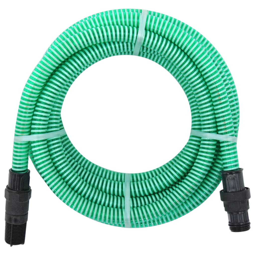 JUNG Vida Saugschlauch mit PVC-Anschlüssen Grün 1" 4 m PVC