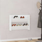 JUNG Vida Wand-Schuhschrank Weiß 80x18x60 cm Holzwerkstoff