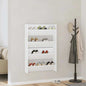 JUNG Vida Wand-Schuhschränke 2 Stk. Weiß 80x18x60 cm Holzwerkstoff