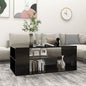 JUNG Vida Couchtisch Schwarz 100x50x40 cm Holzwerkstoff