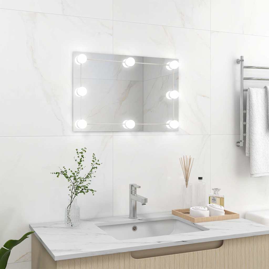 JUNG Vida Wandspiegel mit LED-Beleuchtung Rechteckig Glas