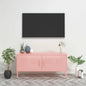 JUNG Vida TV-Schrank Rosa 105x35x50 cm Stahl