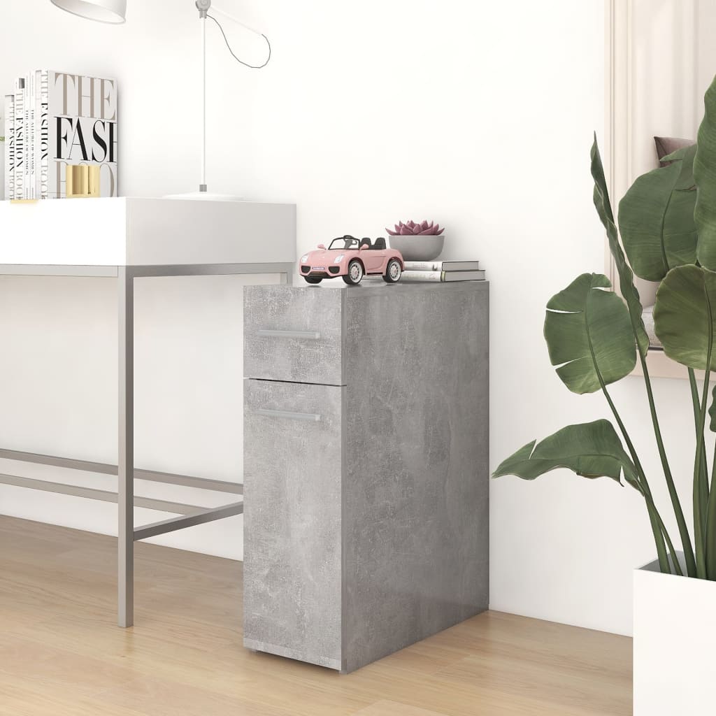 JUNG Vida Apothekerschrank Betongrau 20x45,5x60 cm Holzwerkstoff