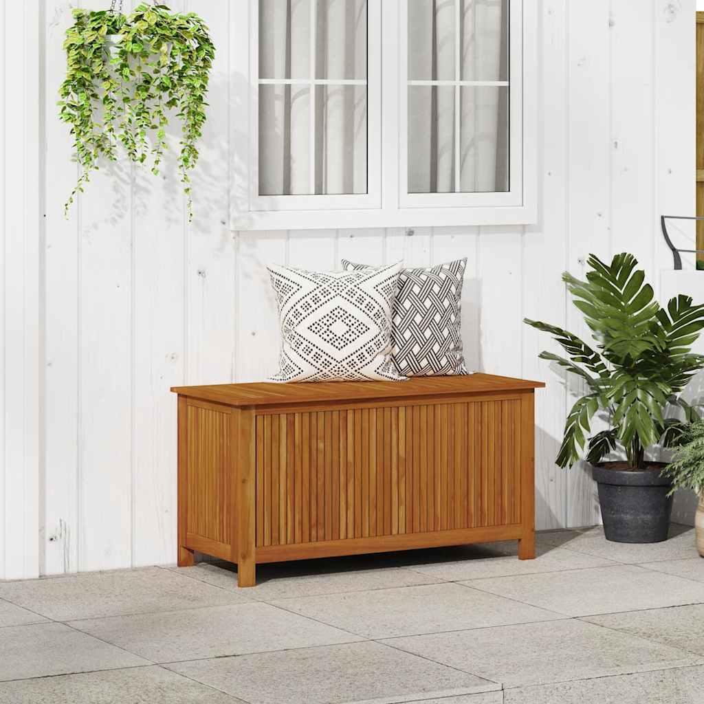 JUNG Vida Garten-Aufbewahrungsbox 113x50x58 cm Massivholz Akazie