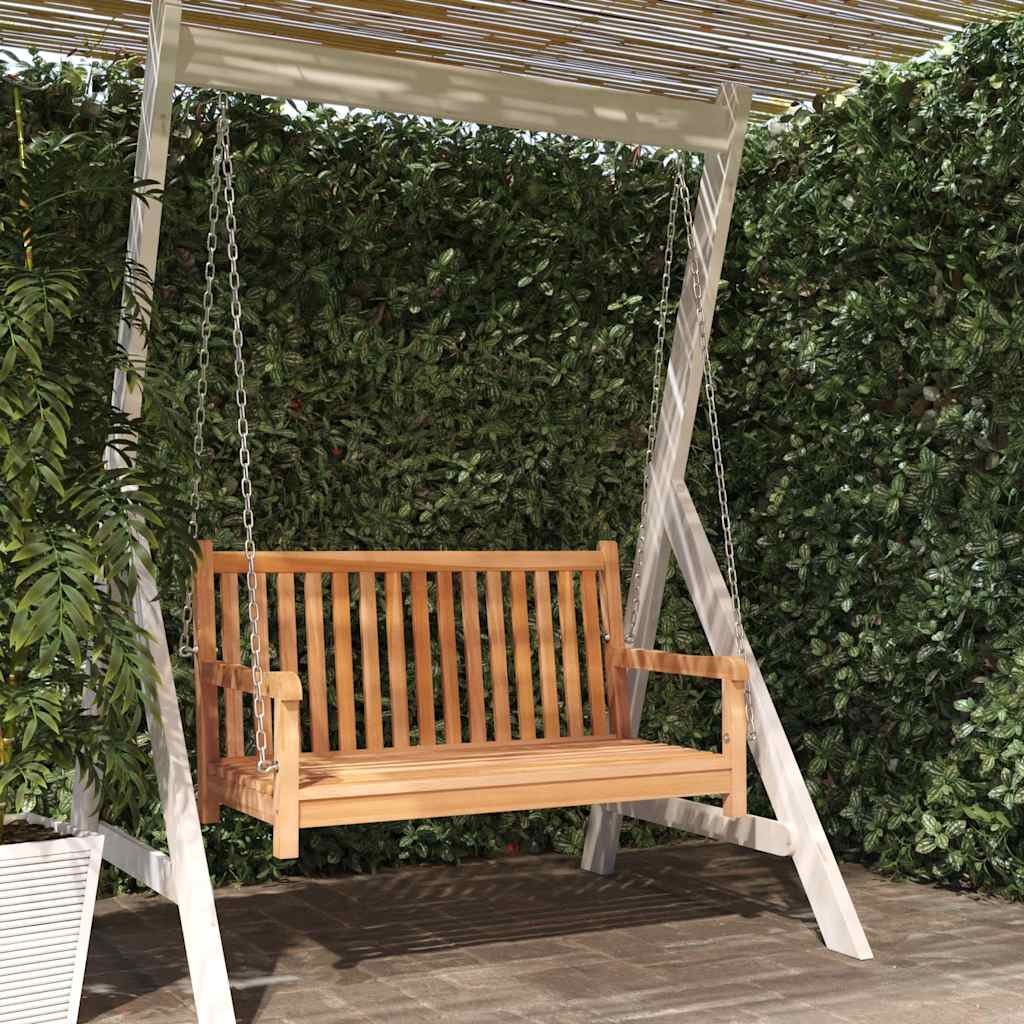 JUNG Vida Hollywoodschaukel Massivholz Teak 114x60x64 cm