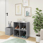 JUNG Vida Flur-Schuhschrank Betongrau 105x35,5x70 cm Holzwerkstoff