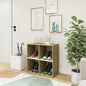 JUNG Vida Flur-Schuhschrank Weiß Sonoma Eiche 105x35,5x70cm Holzwerkstoff