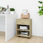 JUNG Vida Rollschrank Sonoma-Eiche 46x36x59 cm Holzwerkstoff