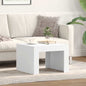 JUNG Vida Couchtisch Weiß 50x50x35 cm Holzwerkstoff