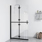 JUNG Vida Faltbare begehbare Duschwand Halbmattiertes ESG-Glas 70x190 cm
