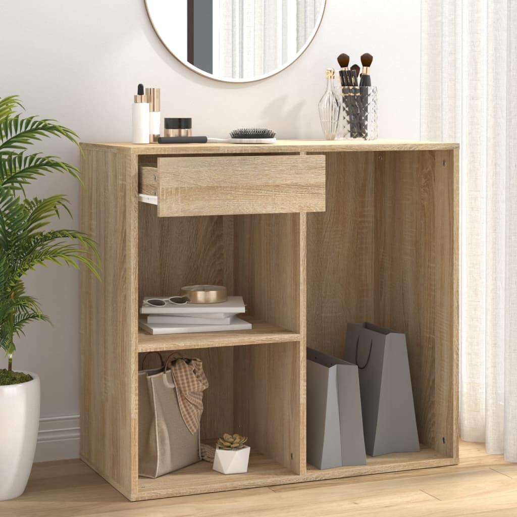 JUNG Vida Kosmetikschrank Sonoma-Eiche 80x40x75 cm Holzwerkstoff