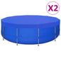 JUNG Vida Poolabdeckungen 2 Stk. PE Rund 540 cm 90 g/m²
