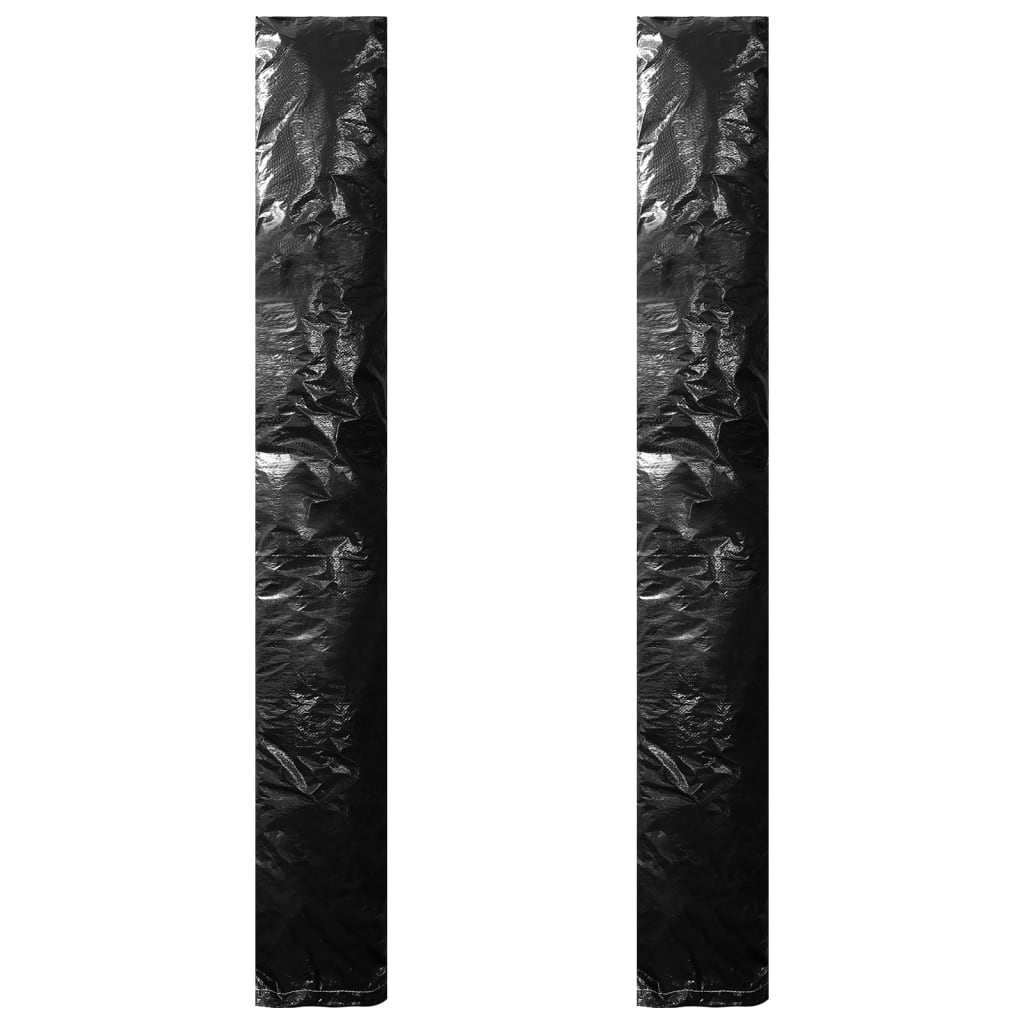 JUNG Vida Sonnenschirm-Schutzhüllen 2 Stk. mit Reißverschluss PE 175 cm