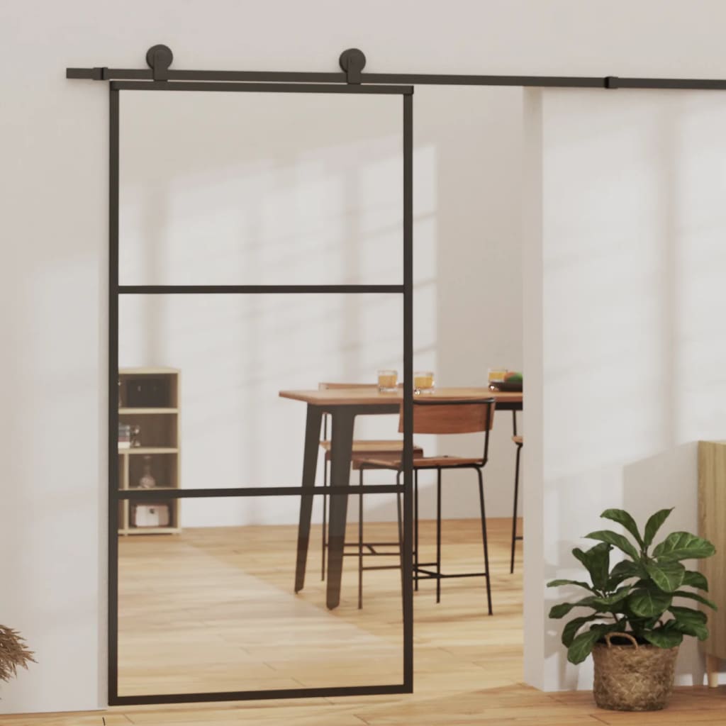 JUNG Vida Schiebetür mit Beschlag ESG-Glas & Aluminium 102x205 cm