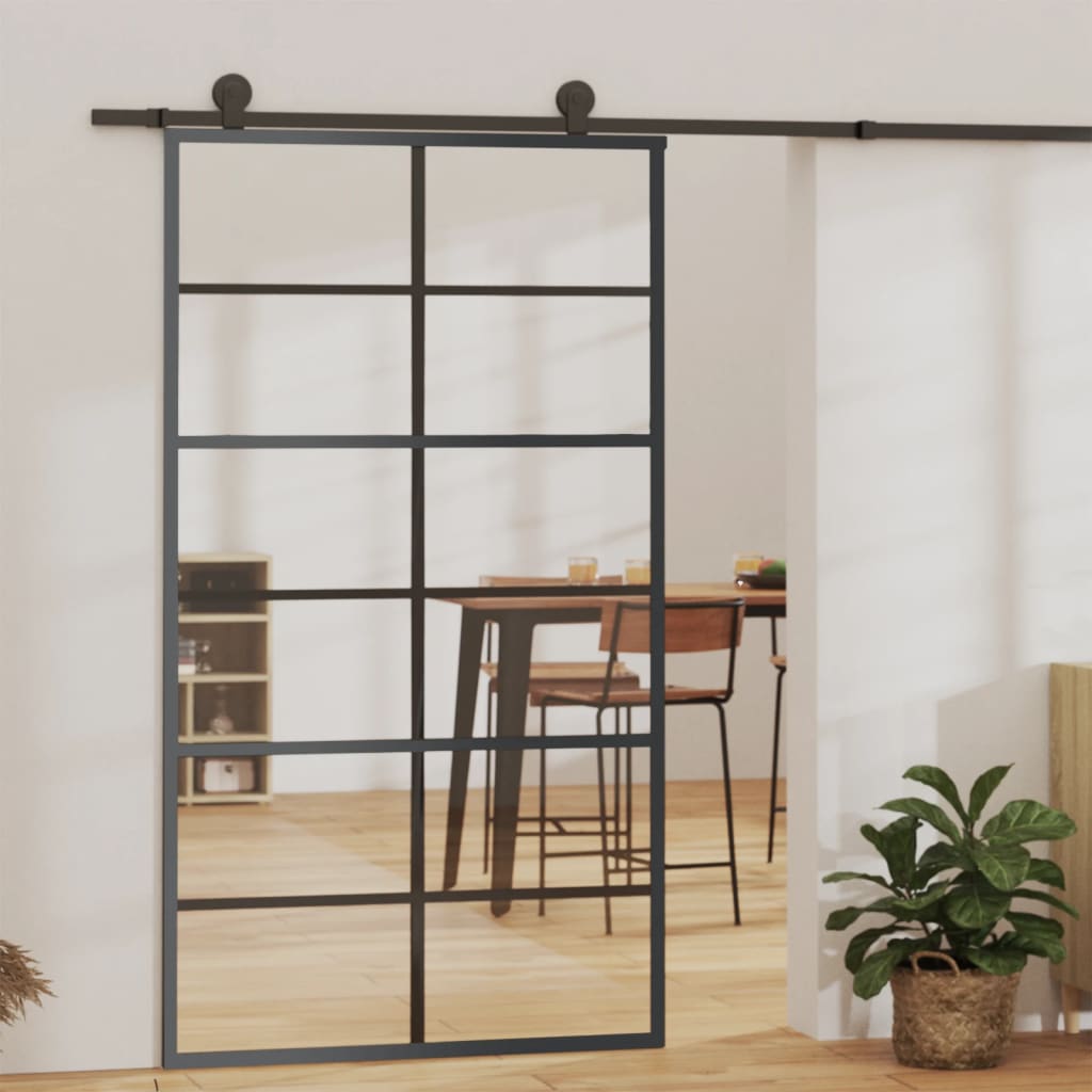 JUNG Vida Schiebetür mit Beschlag ESG-Glas & Aluminium 102x205 cm