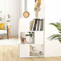 JUNG Vida Bücherregal Raumteiler Weiß 60x24x94 cm Holzwerkstoff