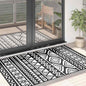 JUNG Vida Outdoor-Teppich ARAKIL Schwarz 120x180 cm PP