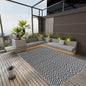 JUNG Vida Outdoor-Teppich ARAKIL Schwarz 140x200 cm PP