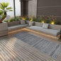JUNG Vida Outdoor-Teppich ARAKIL Anthrazit 80x250 cm PP