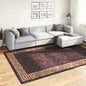 JUNG Vida Teppich Waschbar Schwarz und Golden 190x300 cm Rutschfest