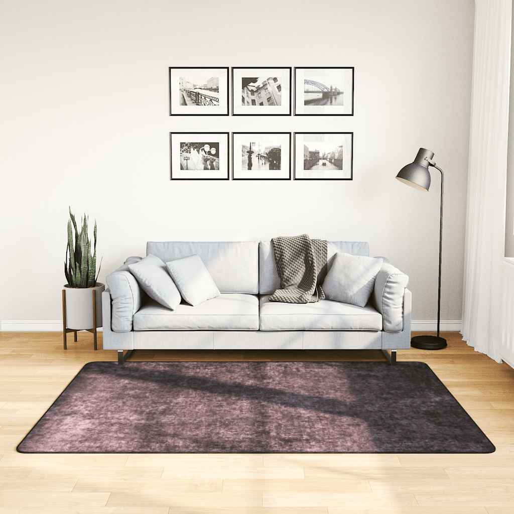 JUNG Vida Teppich Waschbar Anthrazit 120x180 cm Rutschfest