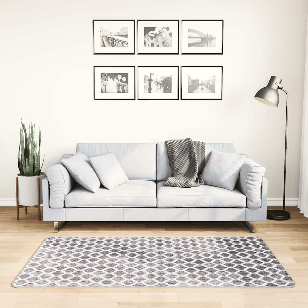JUNG Vida Teppich Waschbar 80x150 cm Mehrfarbig Rutschfest