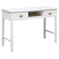 JUNG Vida Schreibtisch Weiß 108x45x76 cm Massivholz Paulownia