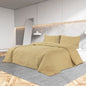 JUNG Vida Bettwäsche-Set Taupe 220x240 cm Leichte Mikrofaser
