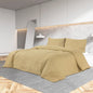 JUNG Vida Bettwäsche-Set Taupe 155x220 cm Leichte Mikrofaser