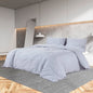 JUNG Vida Bettwäsche-Set Grau 155x220 cm Baumwolle