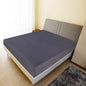 JUNG Vida Spannbettlaken Jersey Anthrazit 140x200 cm Baumwolle