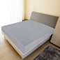 JUNG Vida Spannbettlaken Jersey Grau 180x200 cm Baumwolle