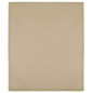 JUNG Vida Spannbettlaken Jersey Taupe 160x200 cm Baumwolle