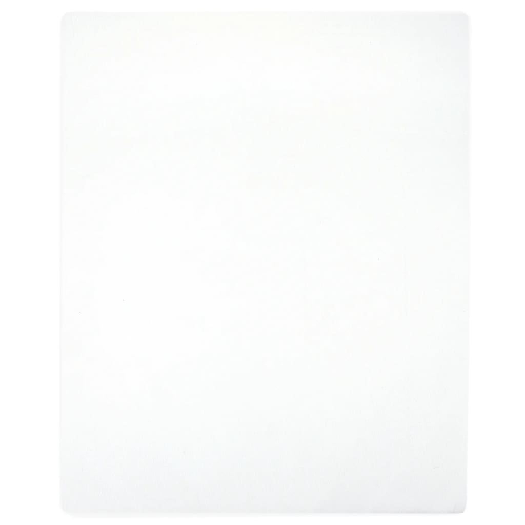 JUNG Vida Spannbettlaken Jersey Weiß 140x200 cm Baumwolle
