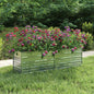 JUNG Vida Garten-Hochbeet 160x40x45 cm Verzinkter Stahl Silber