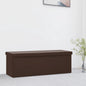 JUNG Vida Faltbare Sitzbank mit Stauraum Braun PVC