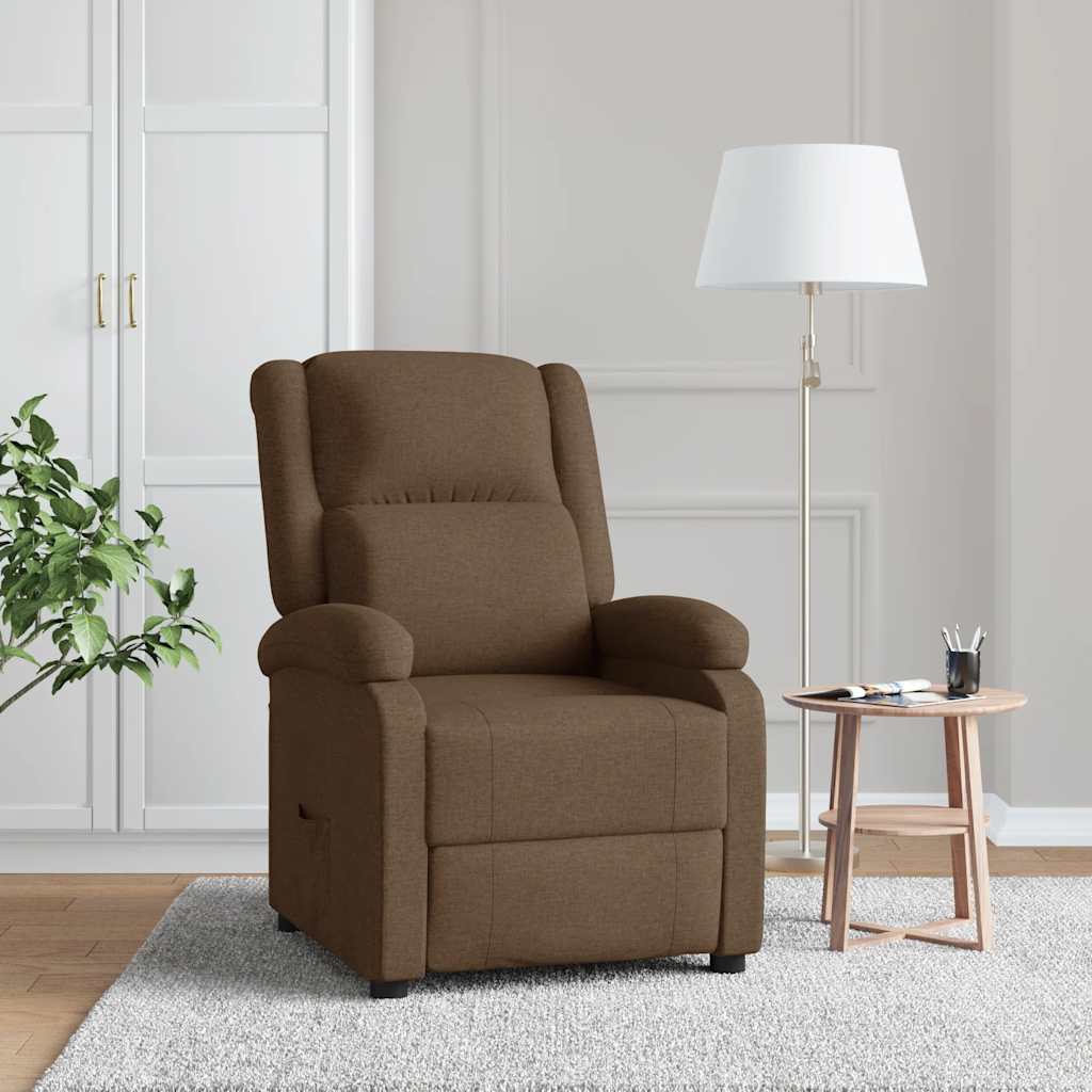 JUNG Vida Relaxsessel Braun Stoff