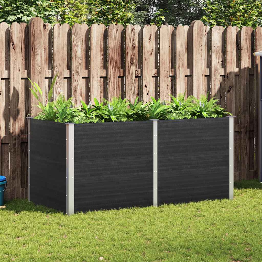 JUNG Vida Garten-Hochbeet 200x100x91 cm WPC Grau