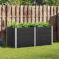 JUNG Vida Garten-Hochbeet 200x100x91 cm WPC Grau