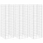 JUNG Vida Gabionen-Hochbeete 3 Stk. 30x30x100 cm Eisen