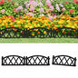 JUNG Vida Rasenkanten 17 Stk. Schwarz 10 m PP